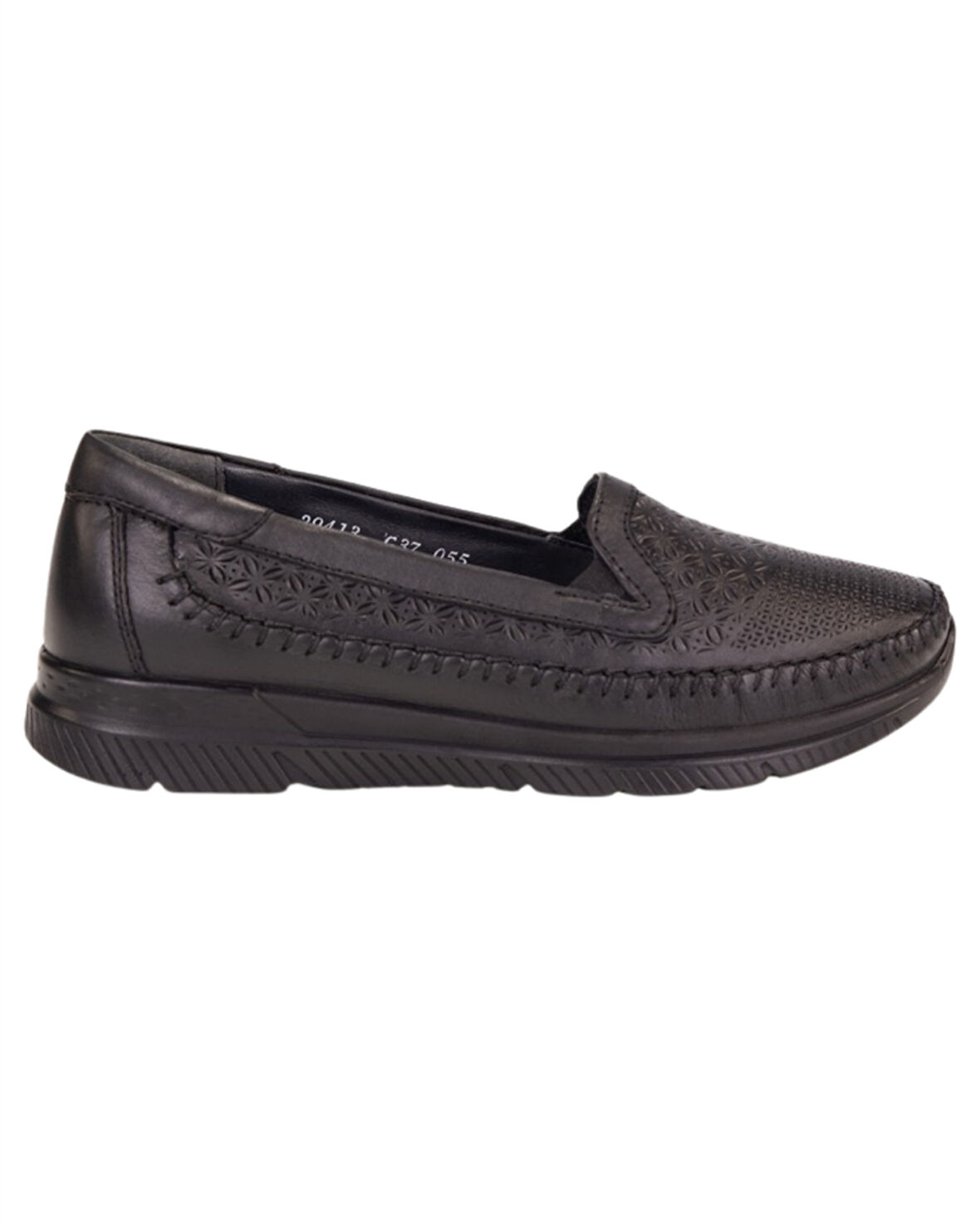 Forelli Eterna-G 29413 Kadın Siyah Comfort Deri Casual Ayakkabı