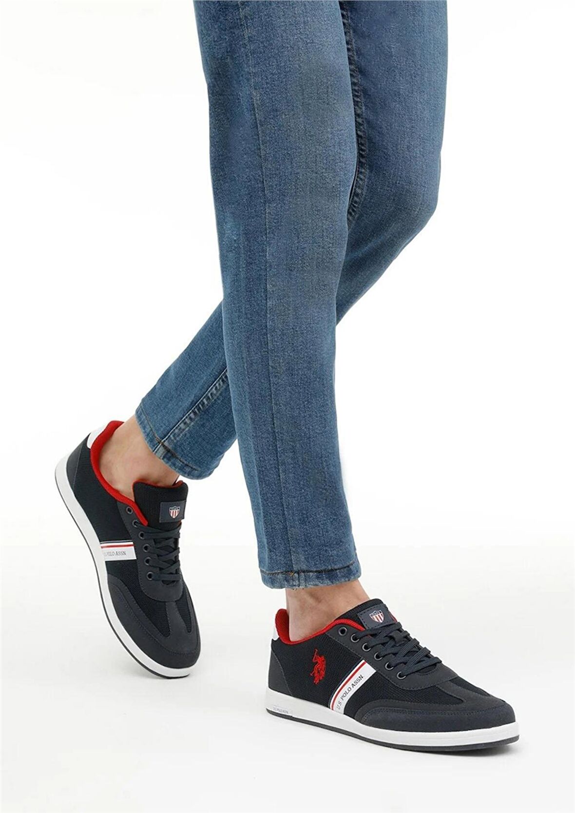 U.s. Polo Assn. Kares 3Fx Erkek Lacivert Sneaker Ayakkabı