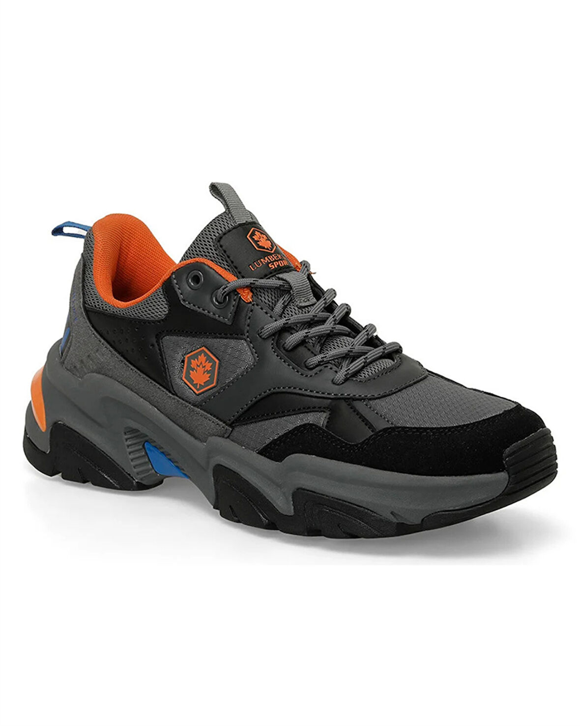Lumberjack Joao 4Pr Erkek K.Gri-Turuncu Sneaker Ayakkabı