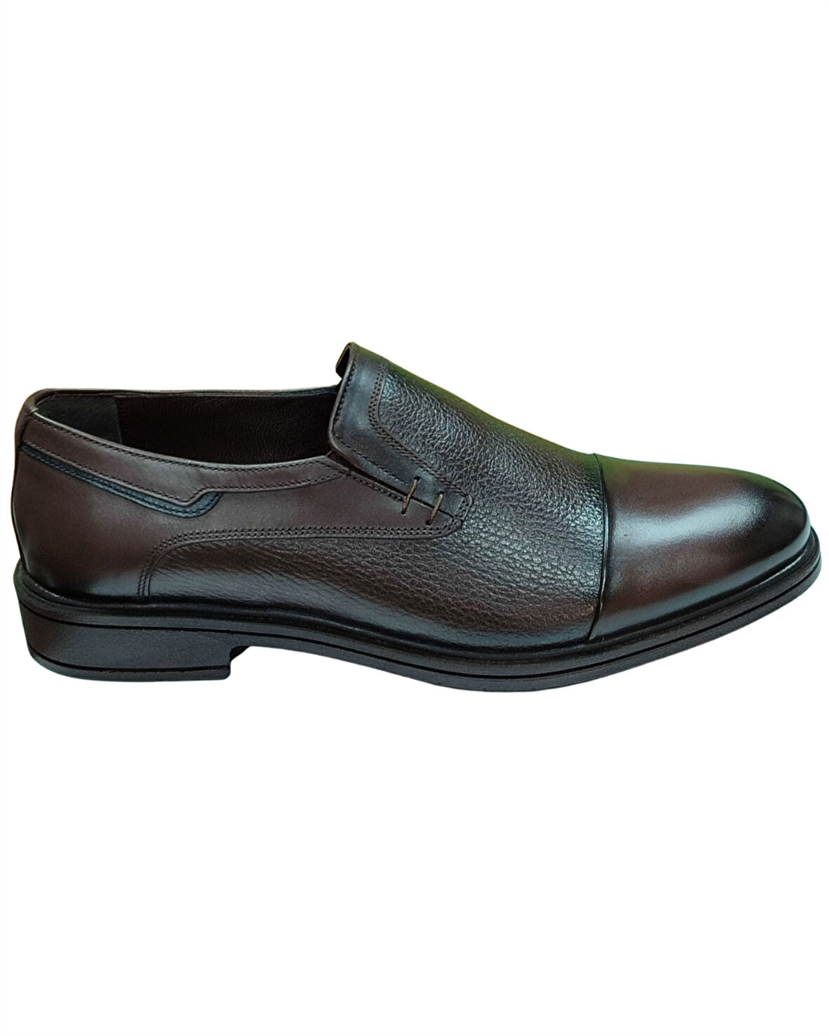 Nevzat Öge 098-Poli Erkek Kahve (40-44) Deri Klasik Ayakkabı