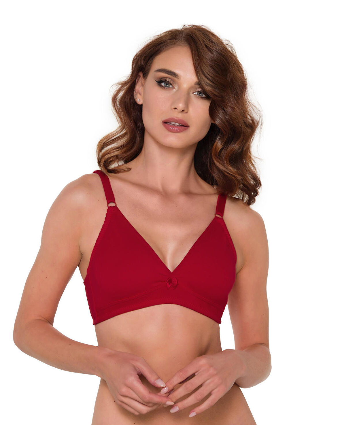 Basic Penye Sütyen Kırmızı