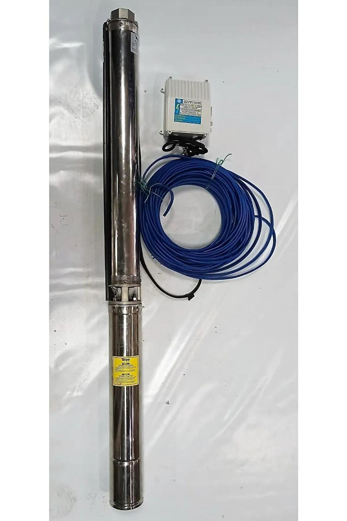 Impo Sk 406/13 Technoplast Başlıklı Derin Kuyu  2 Hp Monofaze Motorlu 45 mt Kablolu Panolu Dalgıç Pompa