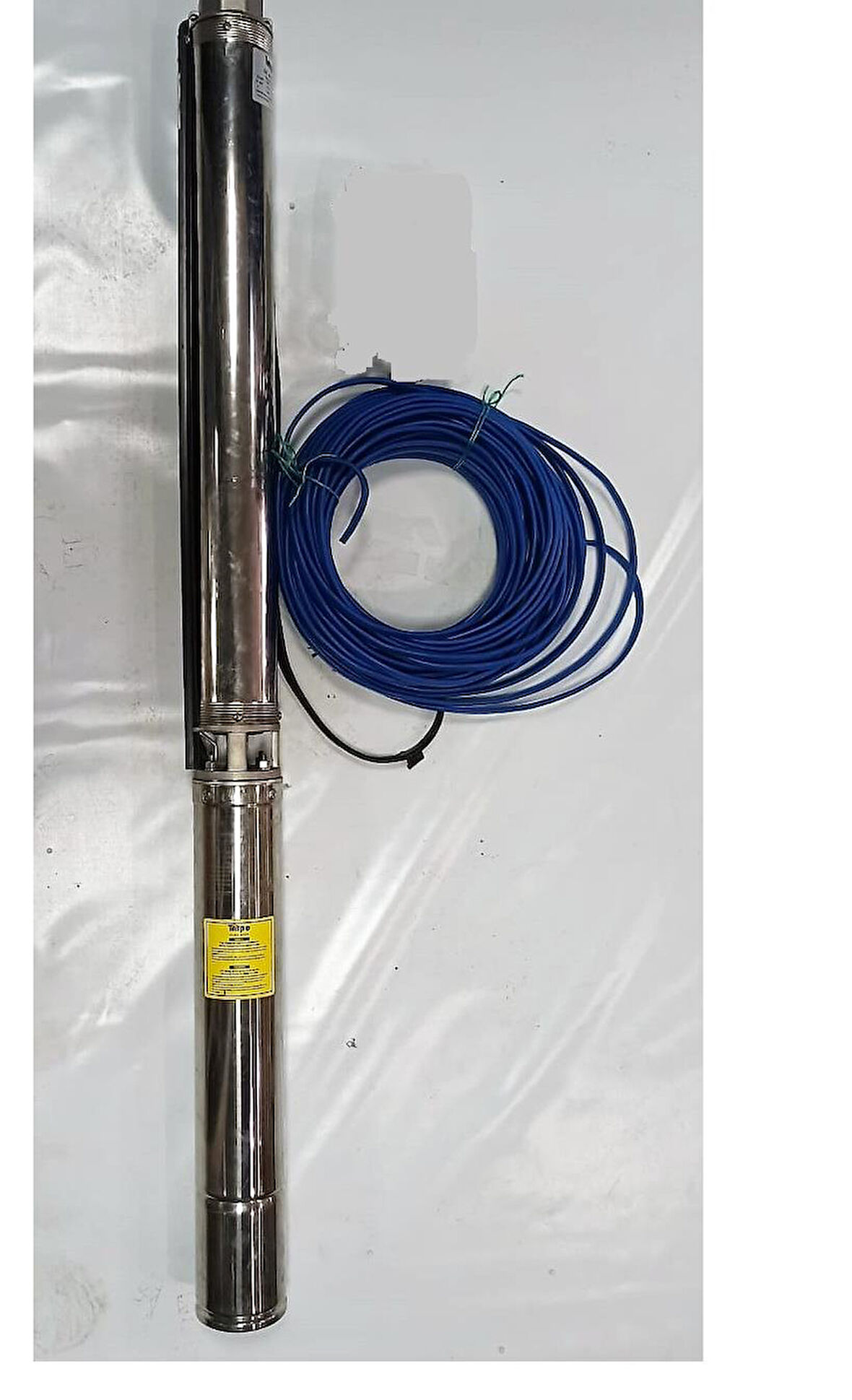 Impo Sk 415/28 10HP Krom Başlıklı  85 MT Yassı Kablolu  Dalgıç Pompa