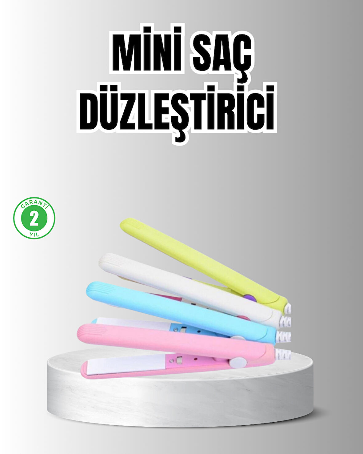 Taşınabilir Seramik Kaplama Mini Saç Düzleştirici – Seyahat ve Günlük Kullanım İçin İdeal