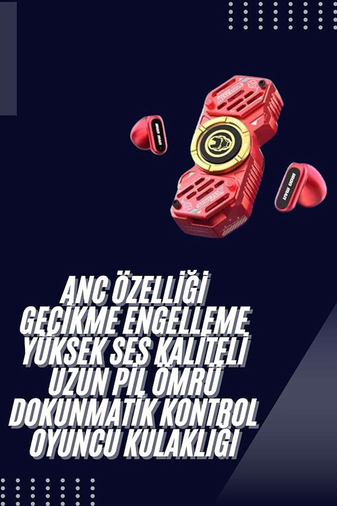Stres Çarklı  Kulaklığı Güçlü Bass  Bluetooth Kulaklık Kablosuz
