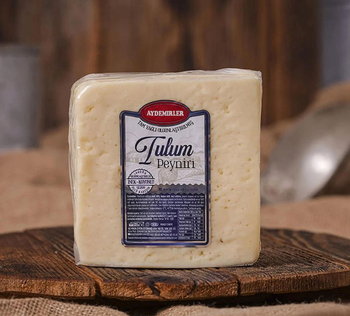 Aydemirler Tam Yağlı Olgunlaştırılmış Bergama Tulum Peyniri 1 kg