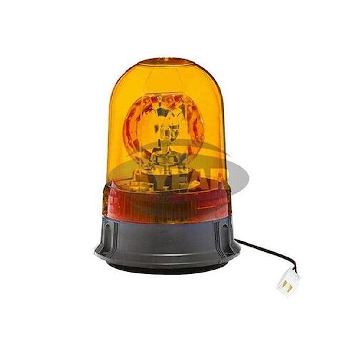 Ayfar TR519 Döner Trafik İkaz Lambası (Sarı) 12V H3 