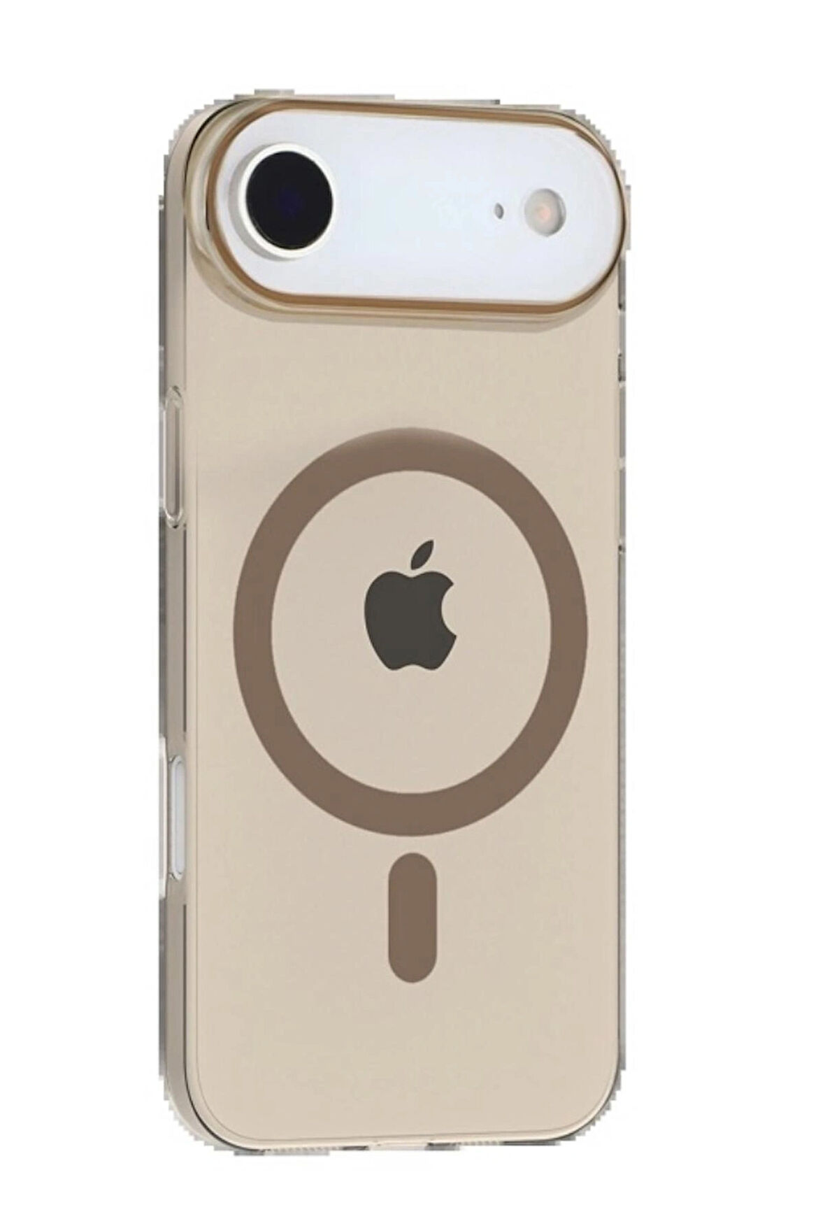 iPhone 17 Air PC Blank Magsafe Kapak - Çöl Titanyum