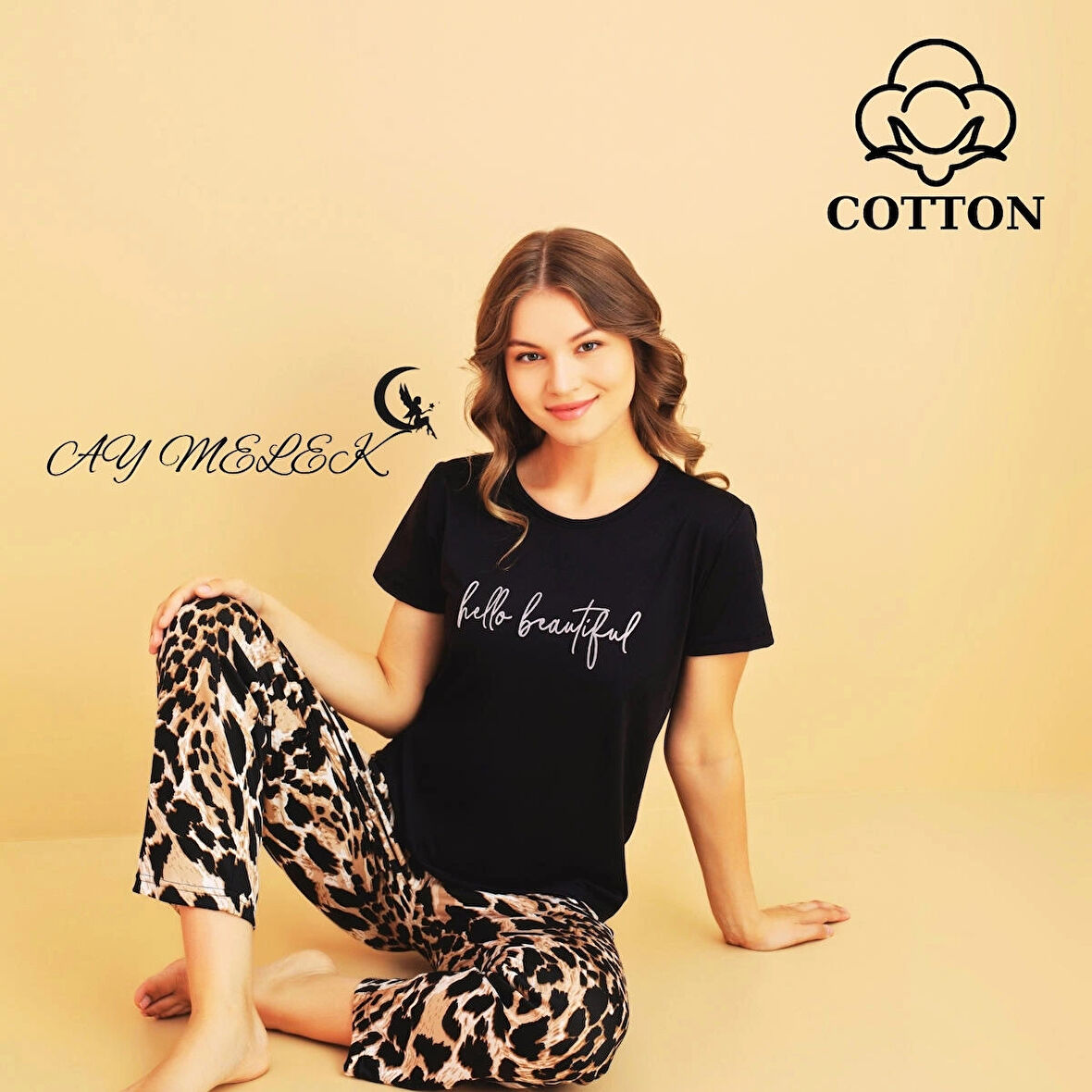 Kadın Pijama Takımı Pamuklu Lüx Pijama Seti
