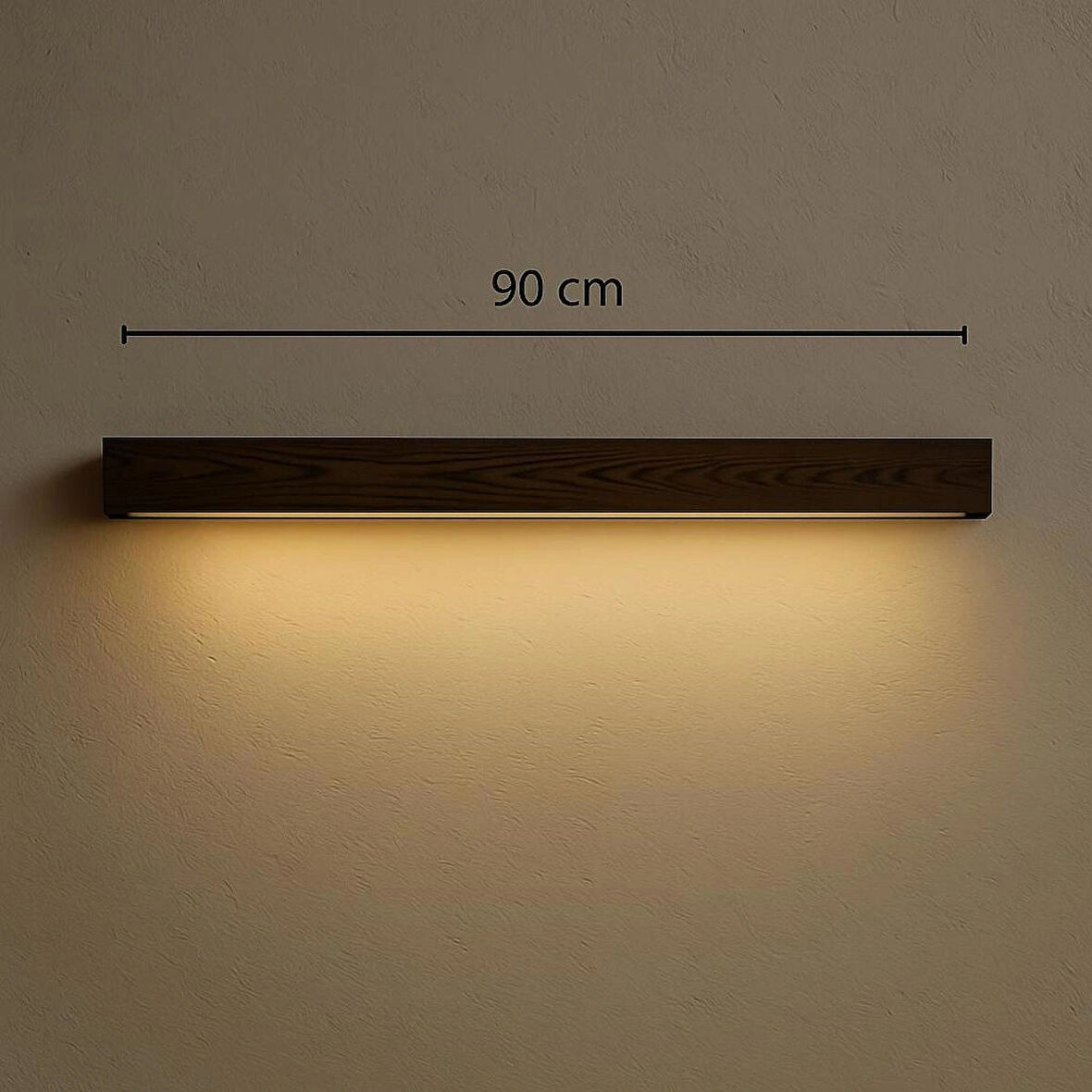 Yansıtma Tasarımlı Tek Yönlü Ahşap Salon Hol Cafe Otel Duvar Aplik Avize