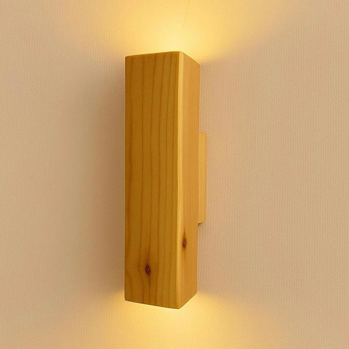 Duvar Apliği Yansıtma Tasarımlı Çift Yönlü Ahşap Salon Hol Cafe Otel Duvar Apliği