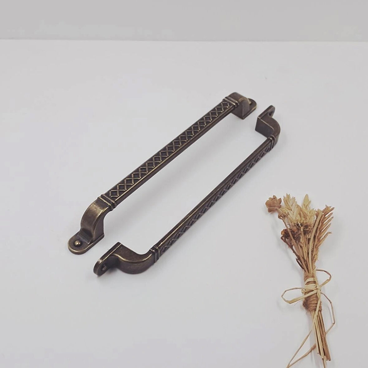 Ay-Az Kulp Hasır 160mm Antik Altın Mutfak Banyo Dolap Çekmece Kulpu