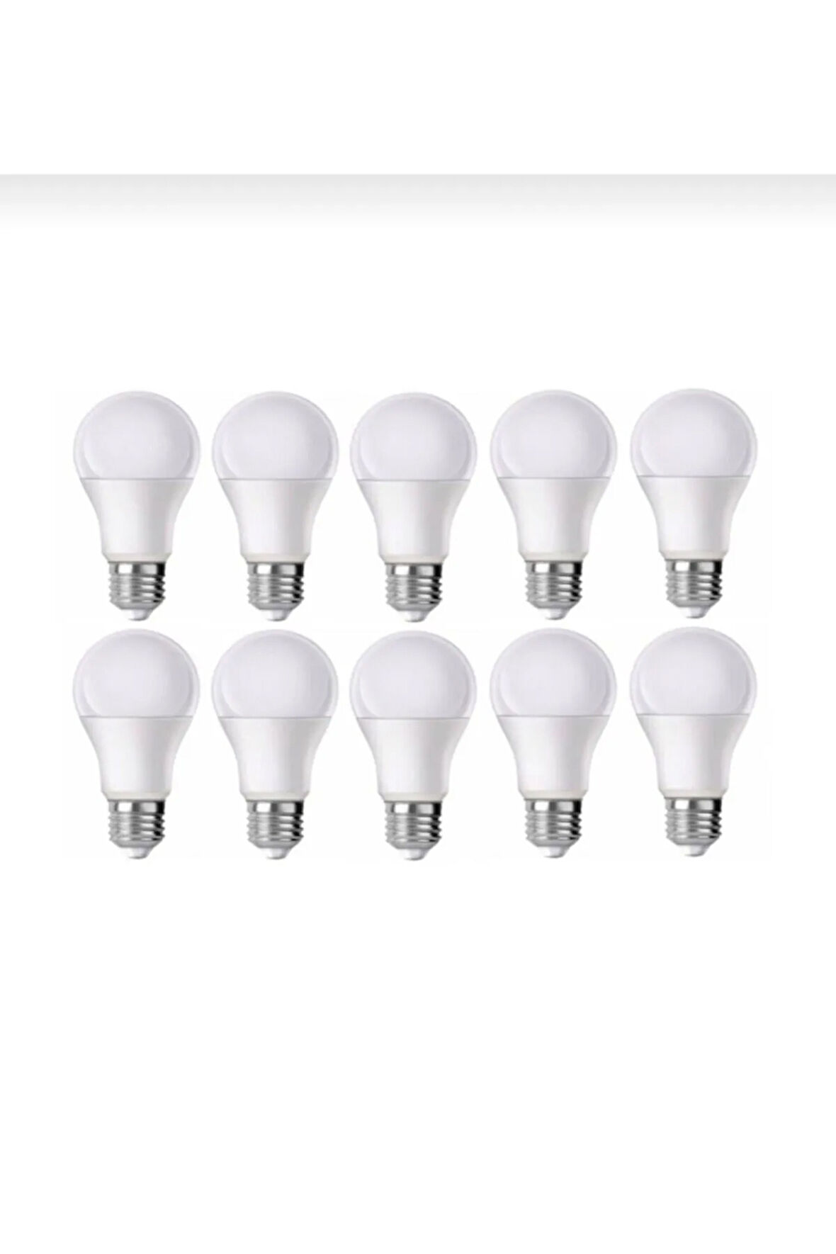 İvovo 9W E27 Duy LED Ampul Beyaz Renk 6500 Kelvin 850 Lümen 10 Adet