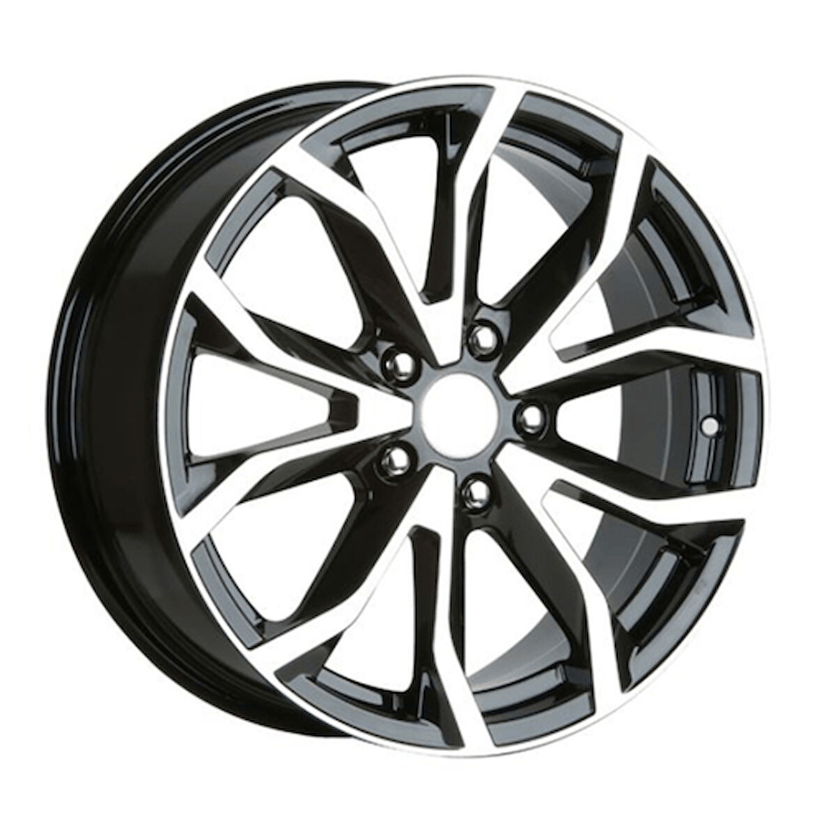 5X105X17 7.0 56.6 ET38 734-2 MATT BLACK DIAMOND FD ( 4 Adet )