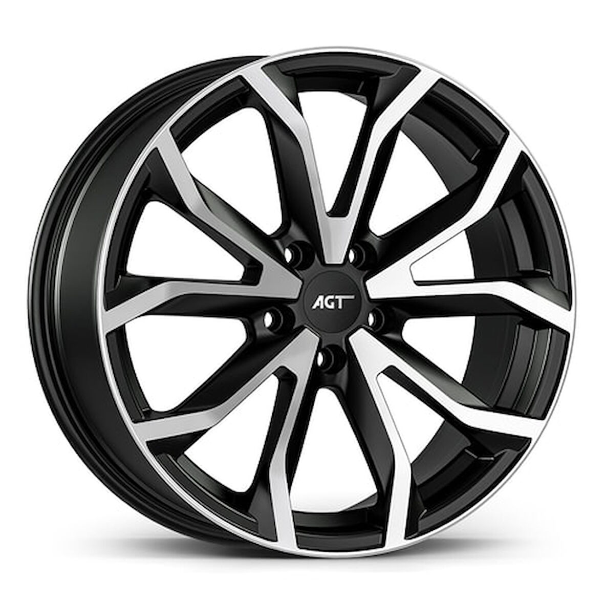 5X110X17 7.00 65.1 ET38 734-2 MATT BLACK DIAMOND FD ( 4 Adet )