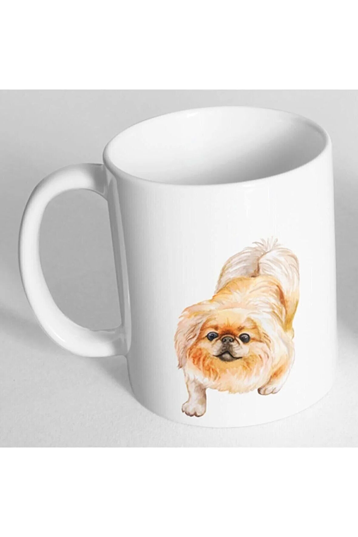 Pekinez Köpek Resim Baskılı Kupa Bardak