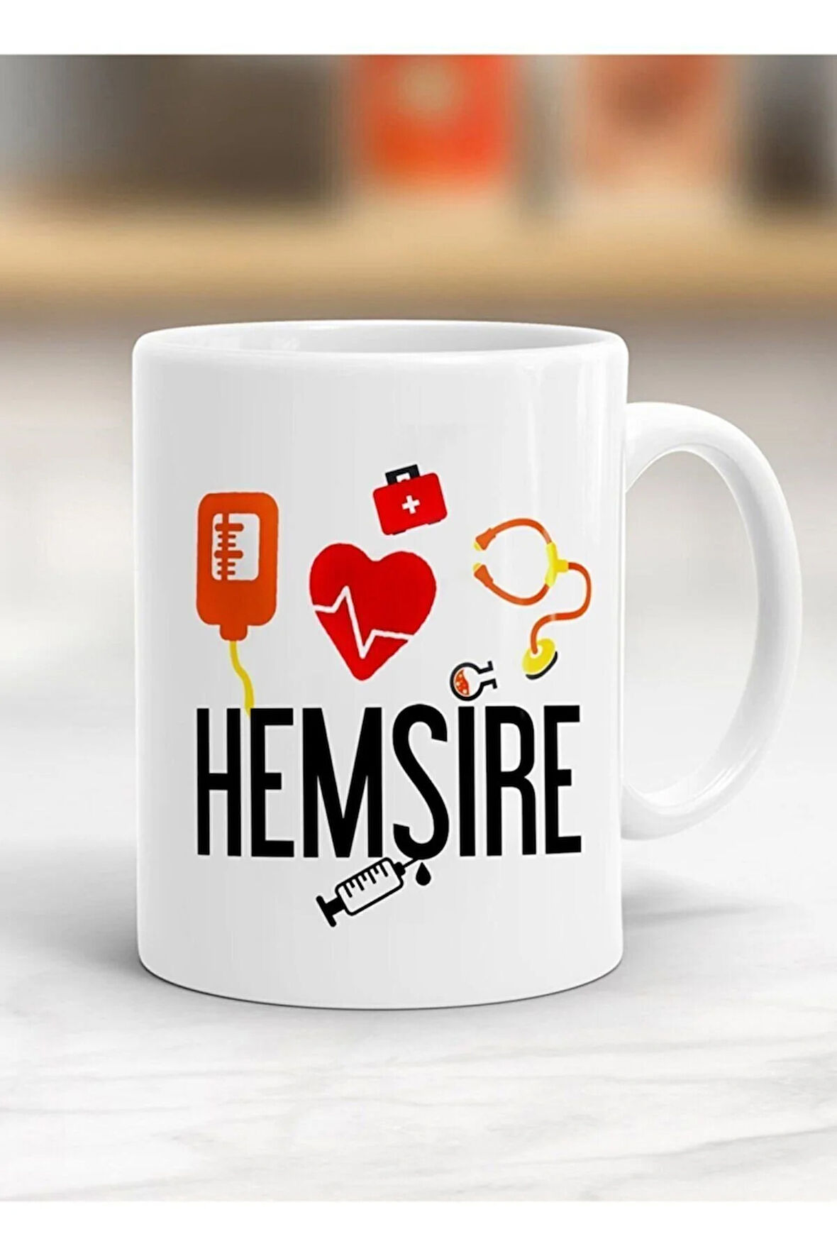 Hemşire Baskılı Kupa Bardak Bdk16