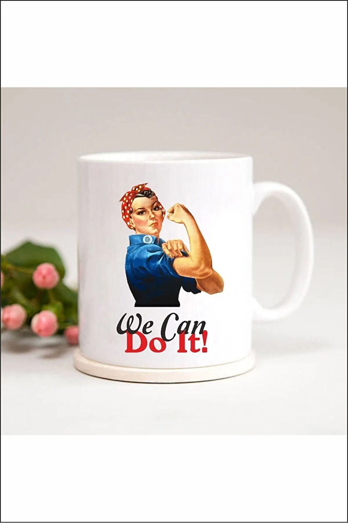 8 Mart Dünya Kadınlar Günü Temalı Baskılı Kupa Bardak