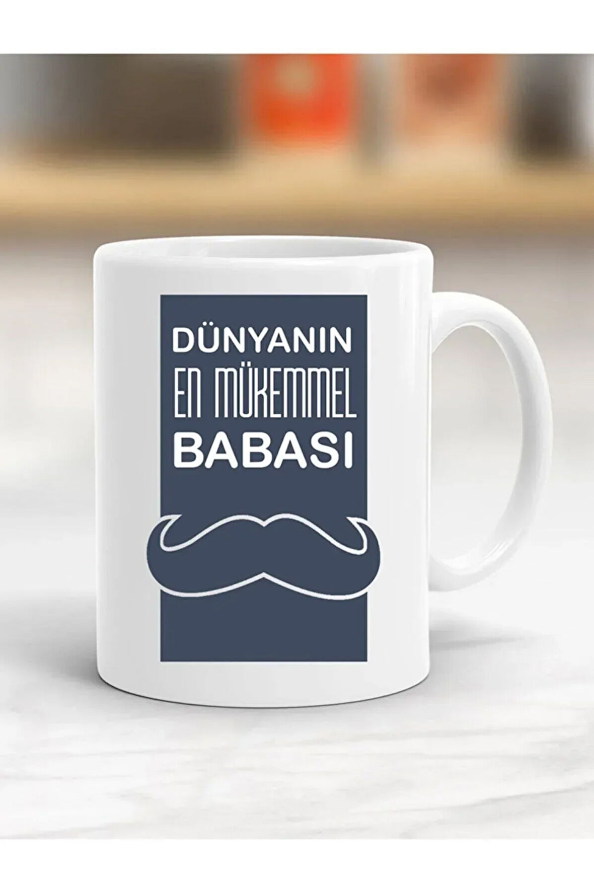 En Mükemmel Baba Baskılı Kupa Bardak - Resimli Kupa Bardak - Hediyelik Bardak - Bardak Baskı