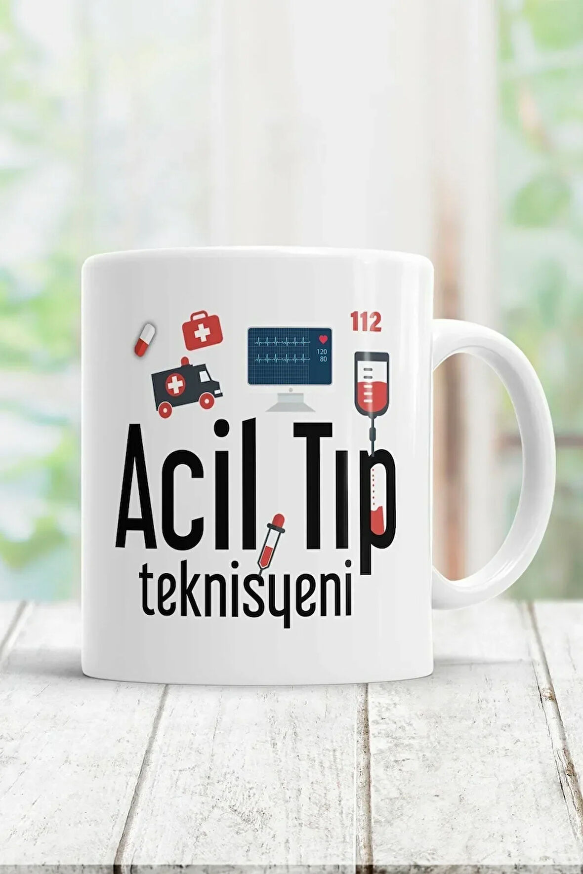 Acil Tıp Teknisyeni Kupa Bardak