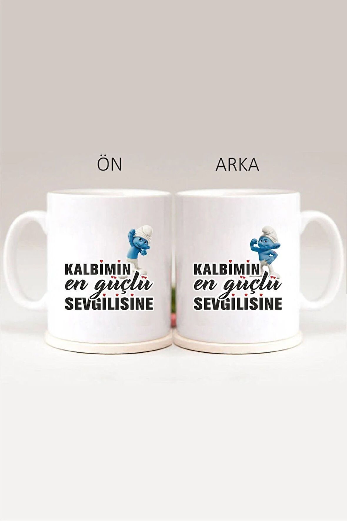 'kalbimin En Güçlü Sevgilisine' Baskılı Kupa Bardak