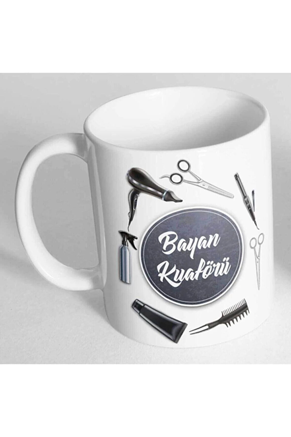 Kadın Kuaförlerine Hediye Baskılı Kupa Bardak