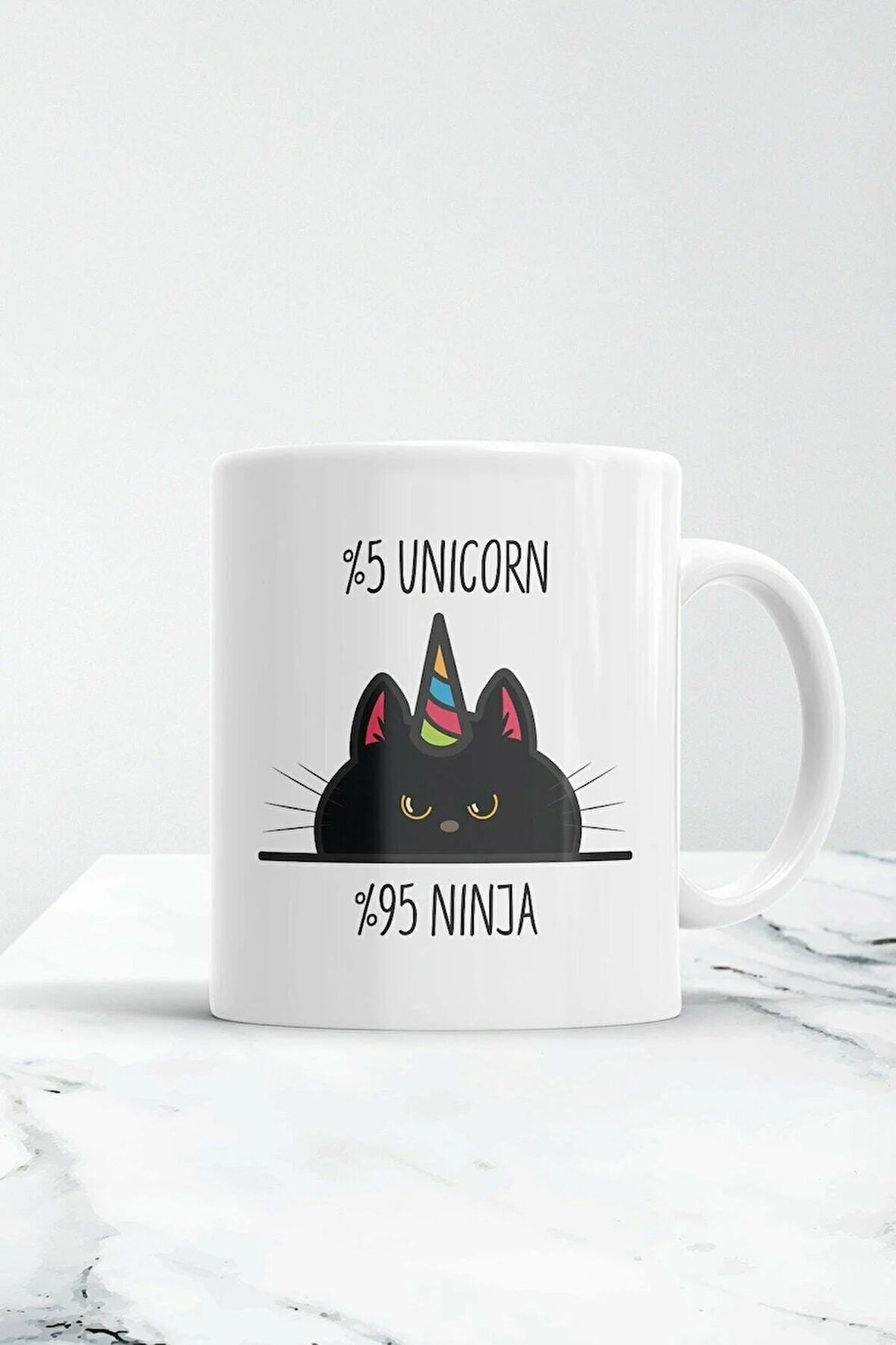 Unicorn Ninja Kupa Bardak