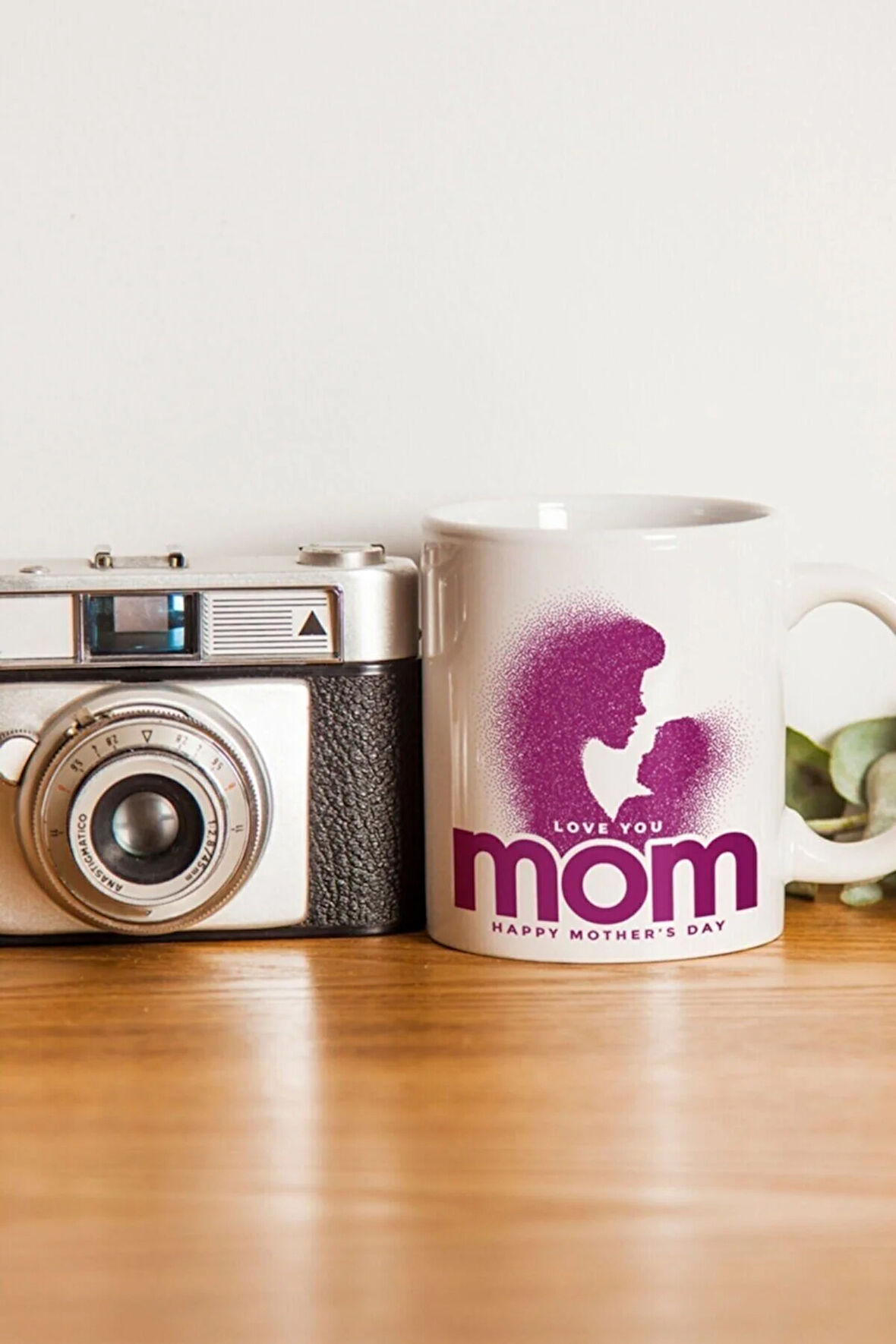 Mor Renkli Anneler Günü Özel Tasarım Kupa Bardak