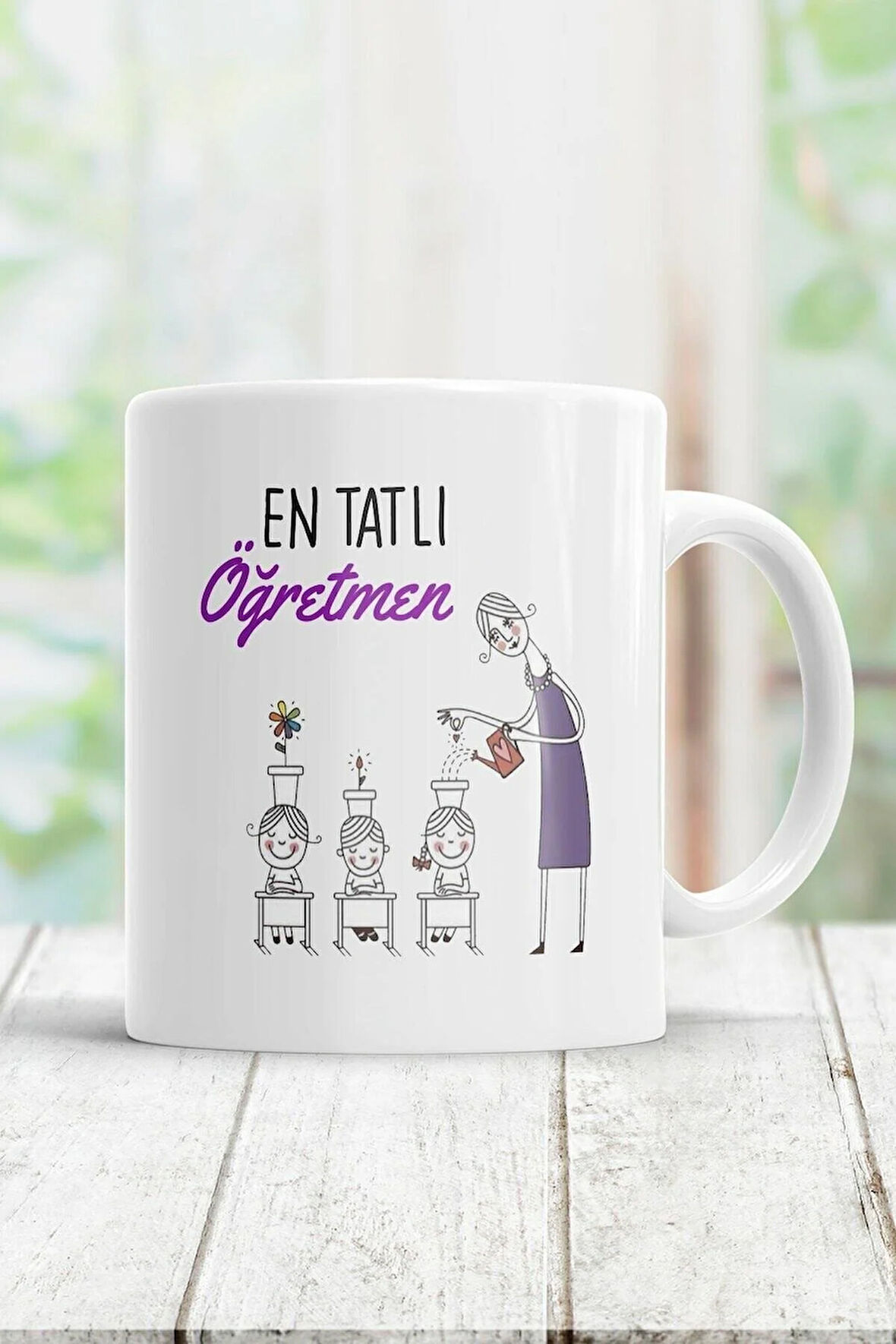 En Tatlı Öğretmen Kupa Bardak