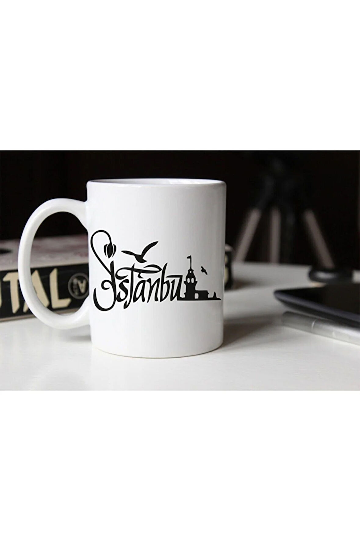 Istanbul Silüeti Temalı Porselen Kupa Tfsh-14