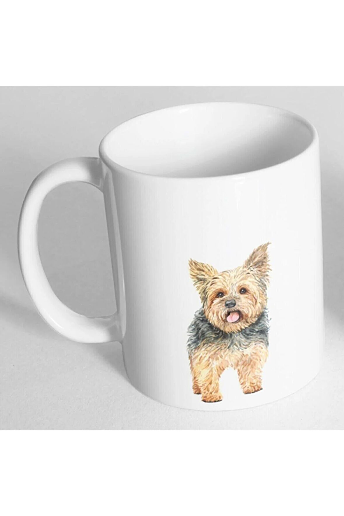 Sevimli Yorkshire Terrier Resim Baskılı Kupa Bardak
