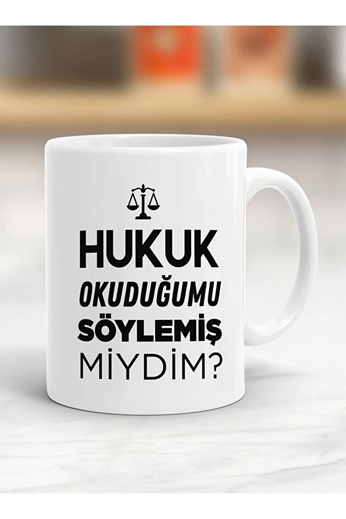 Hukuk Okuduğumu Söylemiş Miydim Yazılı Kupa Bardak