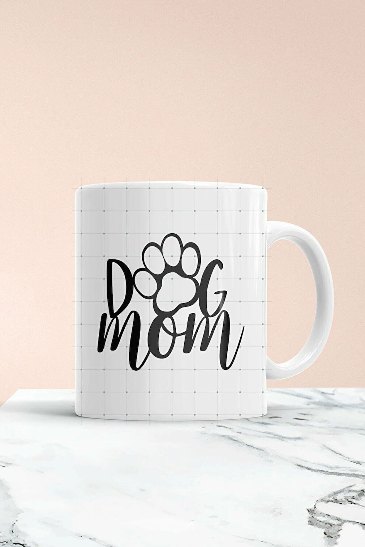 Dog Mom Baskılı Kupa Bardak
