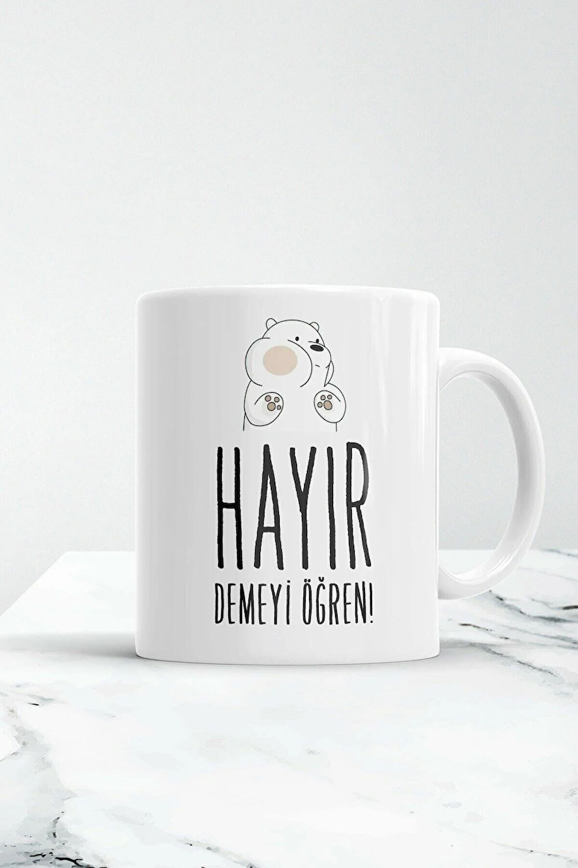 Hayır Demeyi Öğren Kupa Bardak