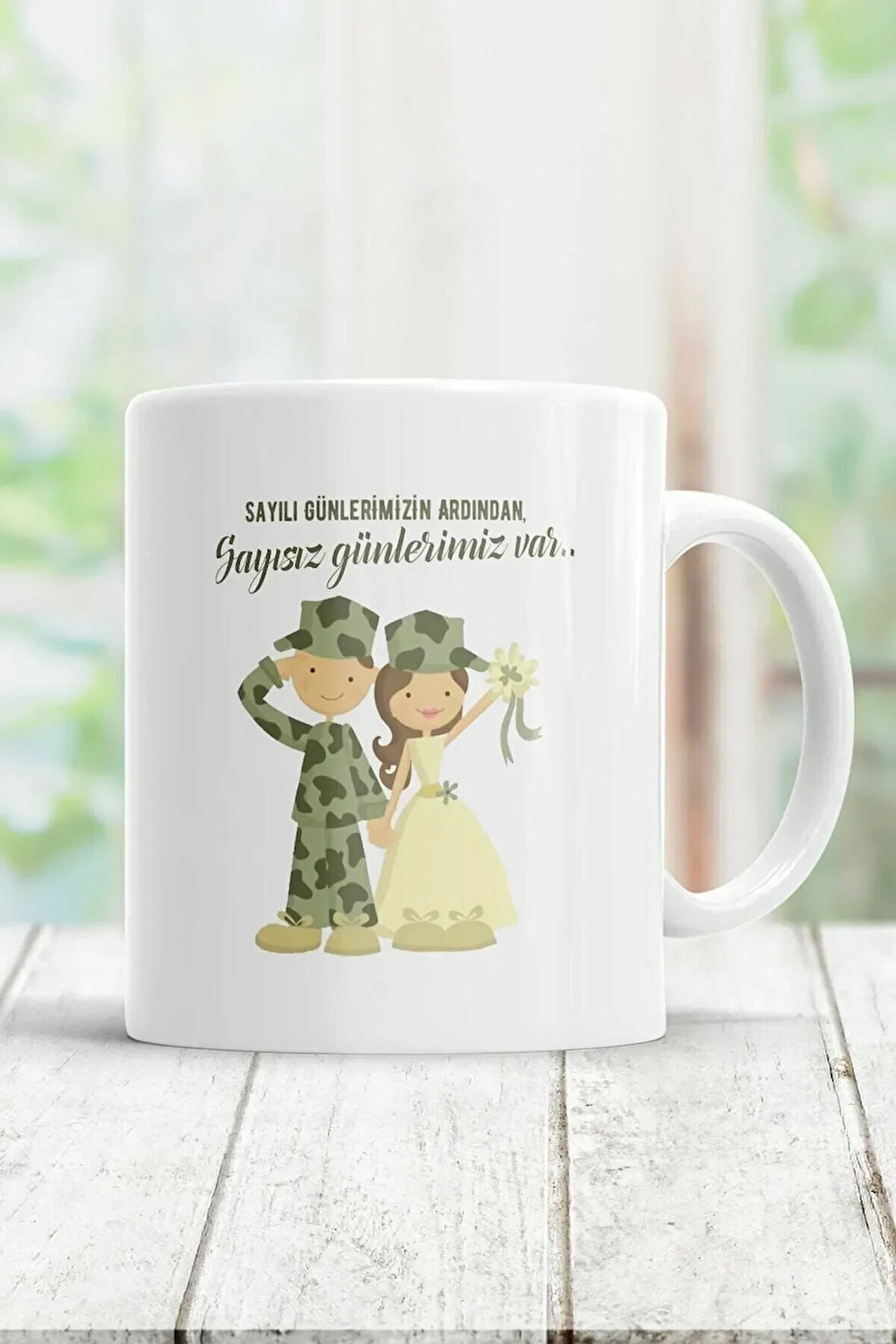 Asker Sevgili Kupa Bardak