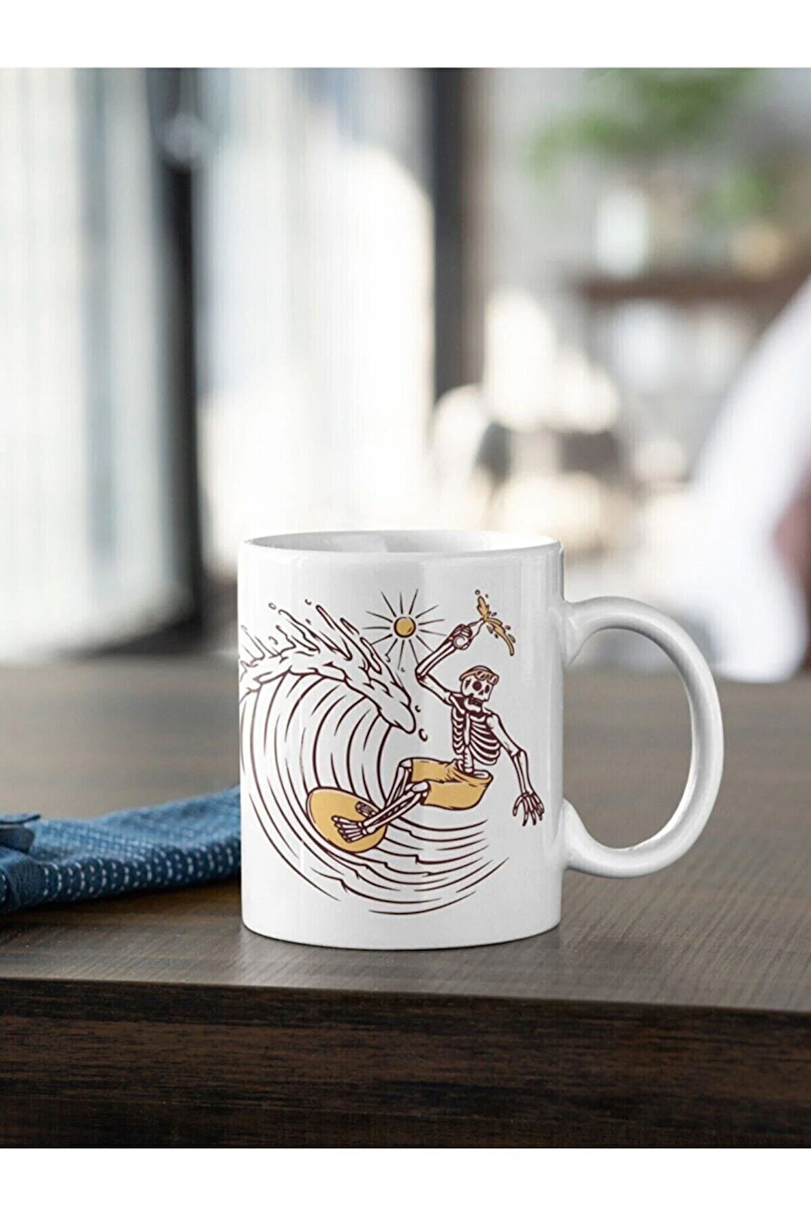 Sörf Serisi Deniz Kum Güneş 7 Baskılı Kupa