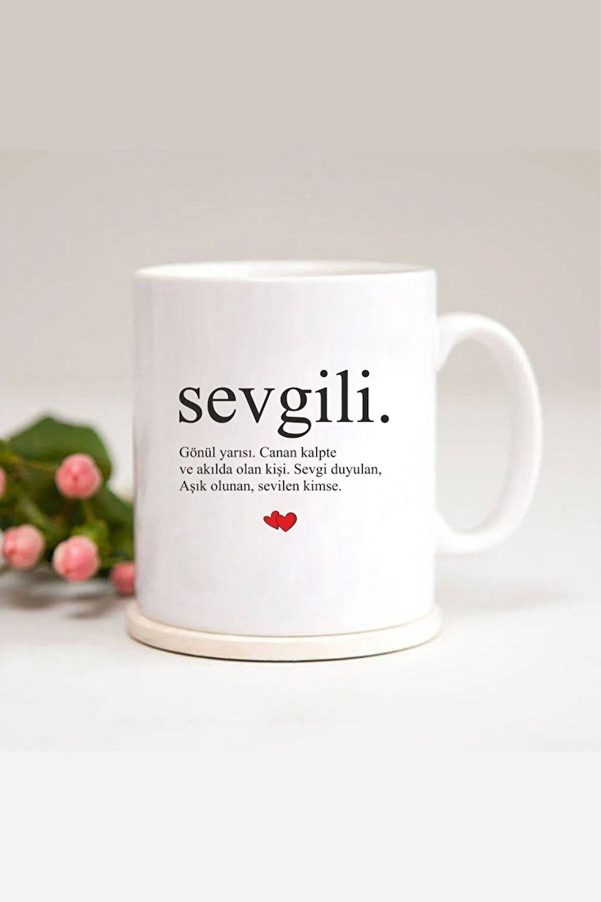 'sevgili' Baskılı Kupa Bardak