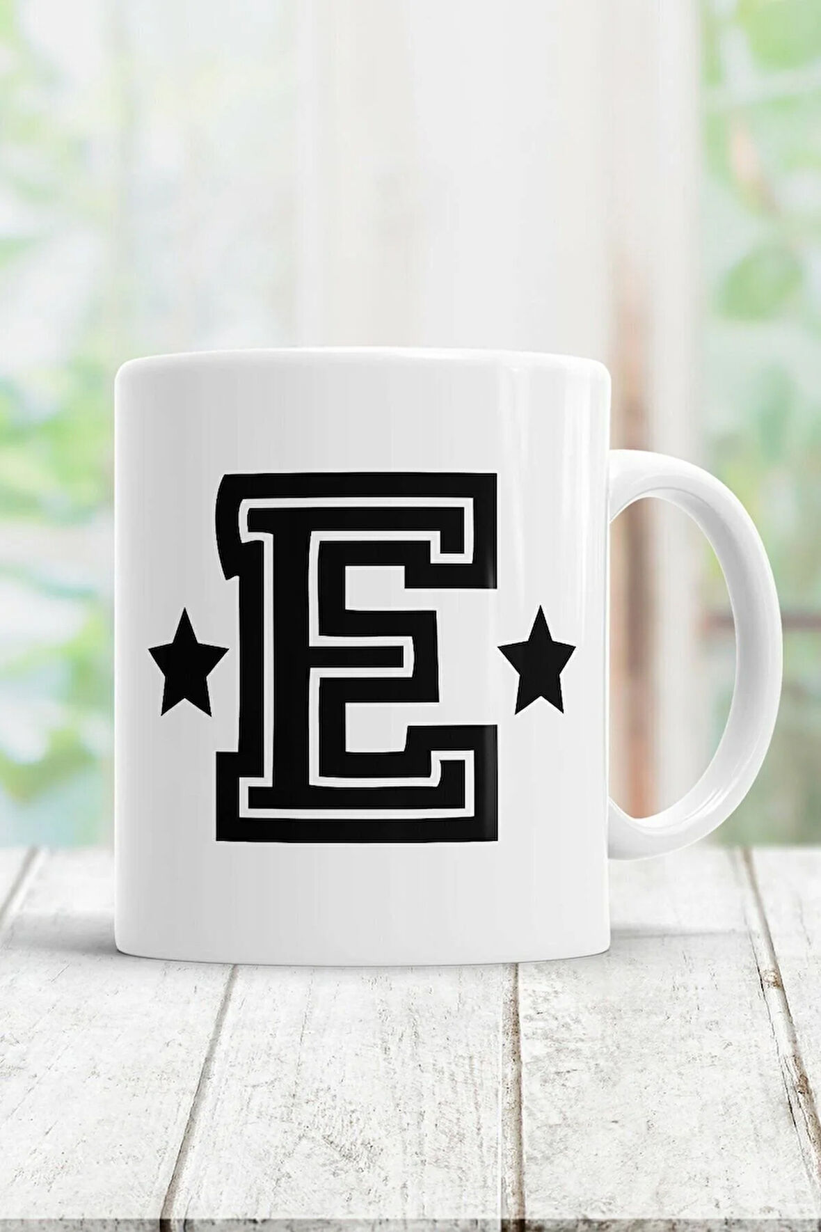 Ö Harfi Baskılı Kupa Bardak