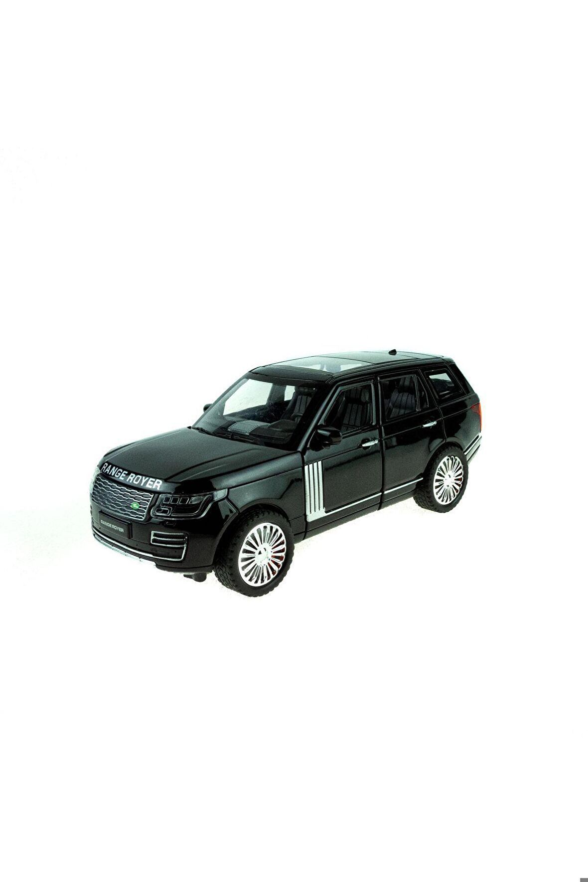 1:24 Ölçek Metal Model Super Suv Çek Bırak Işıklı Sesli Siyah