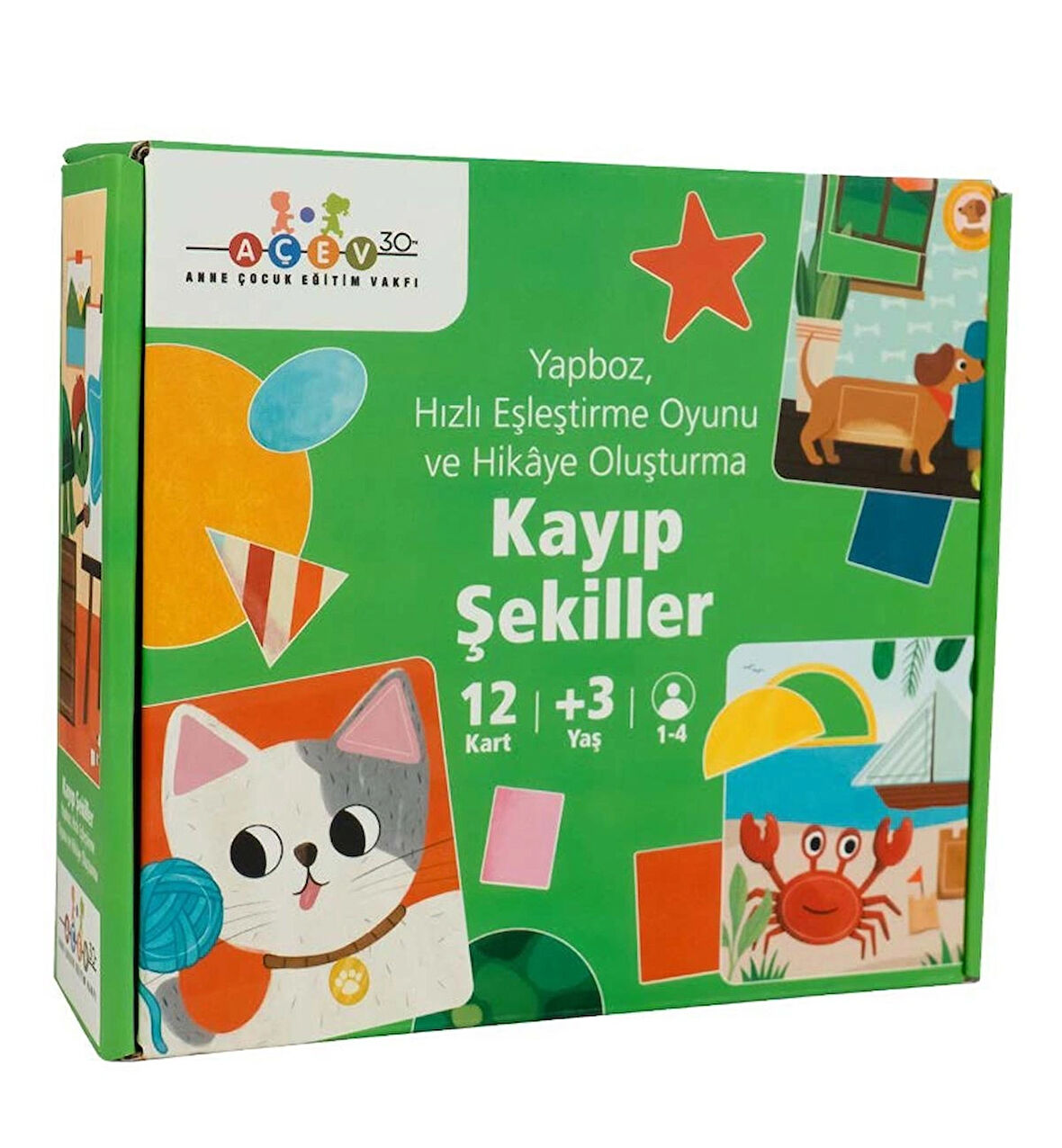 Kayıp Şekiller - Çocuklar detayları keşfederek hayal gücünü geliştirsin!