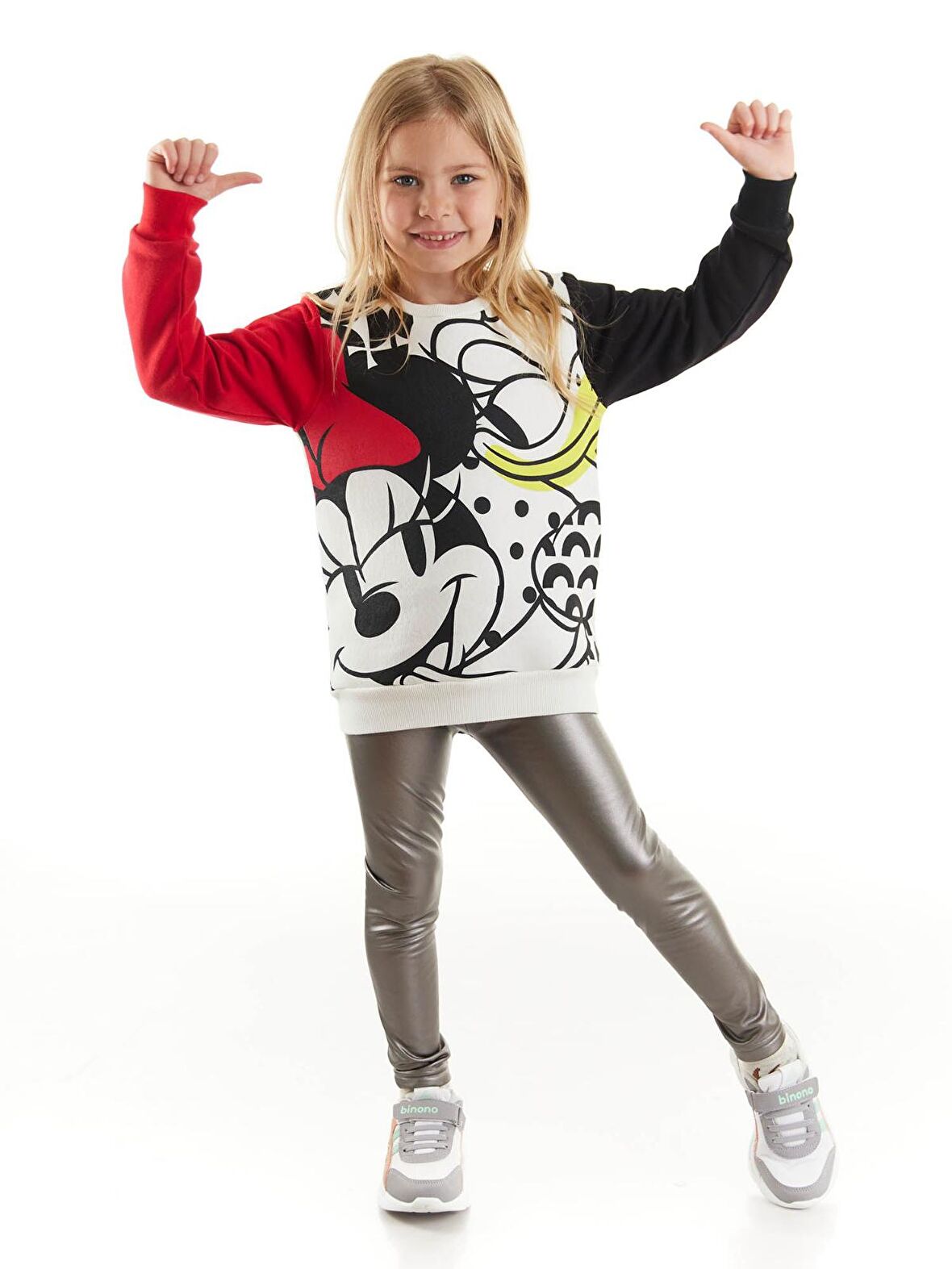 Minnie Mouse Lisanslı Kız Çocuk Sweatshirt