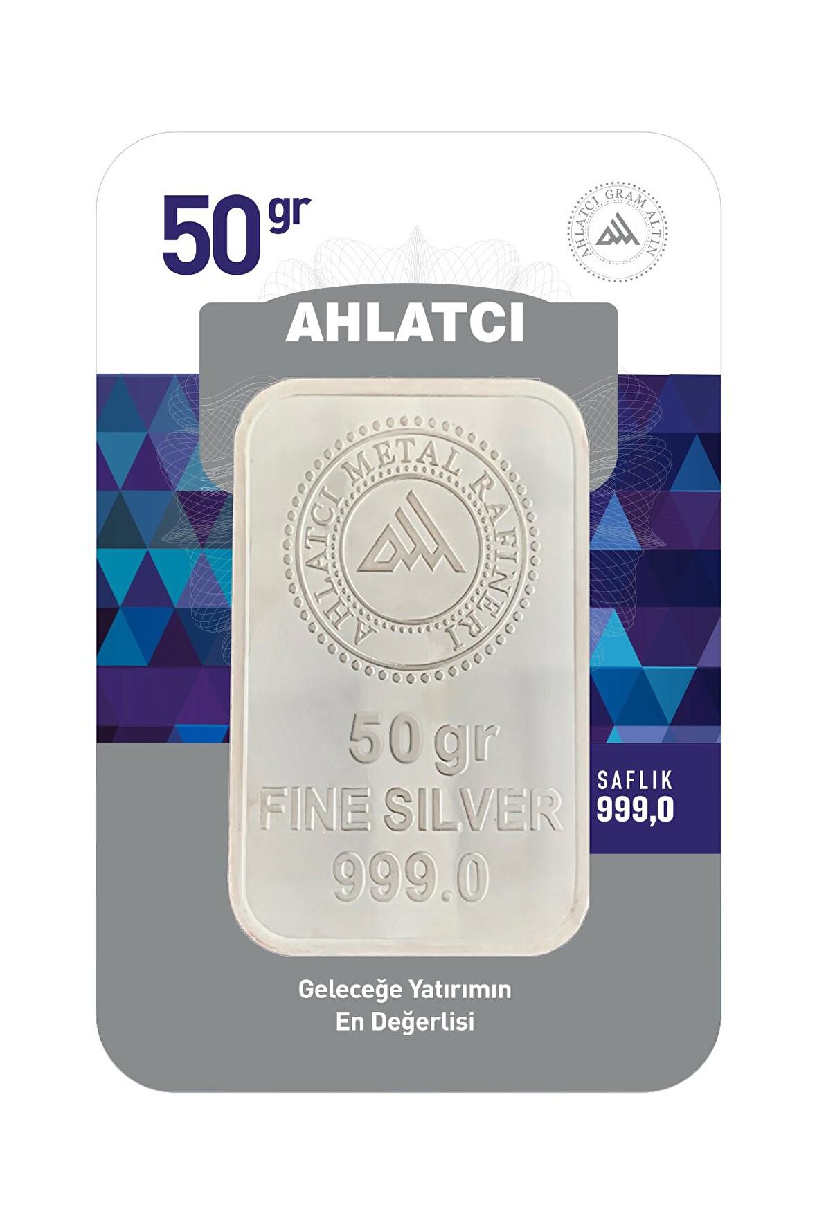 50 Gram Külçe Gümüş