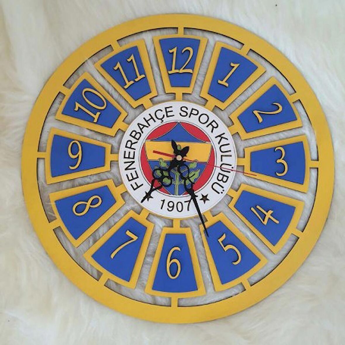 Ahşap Taraftar Saat -Fenerbahçe