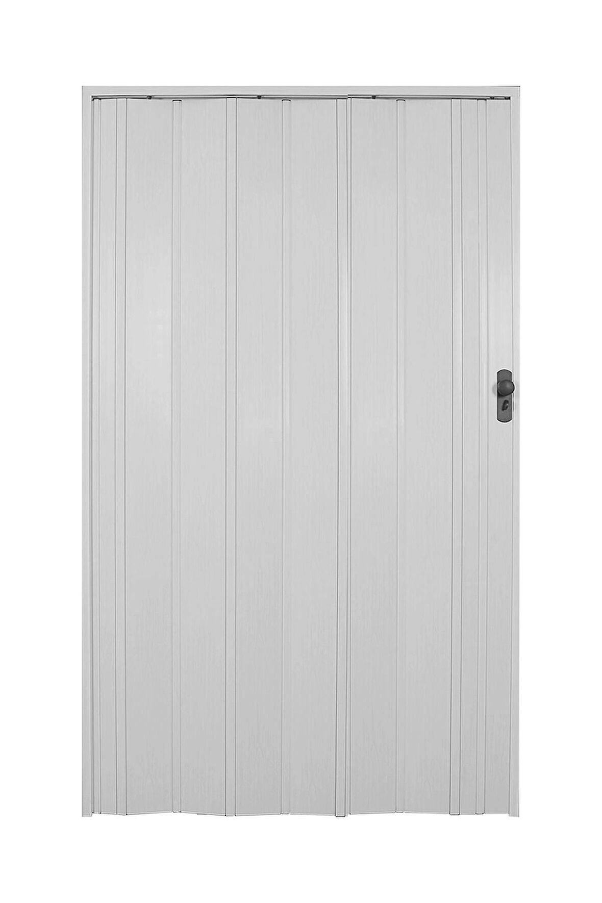 Akordiyon katlanır Kapı 12 mm, Beyaz, Camsız En 117 cm x Boy 190 cm