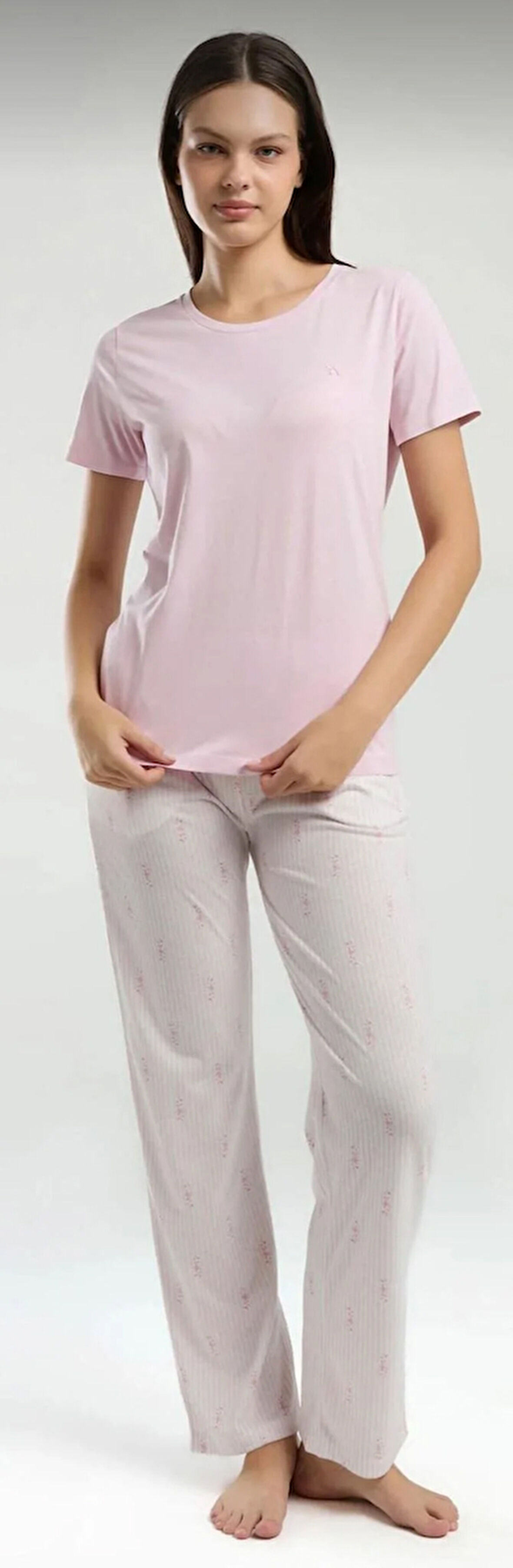 Kadın Kısa Kol Pijama Takım-3252