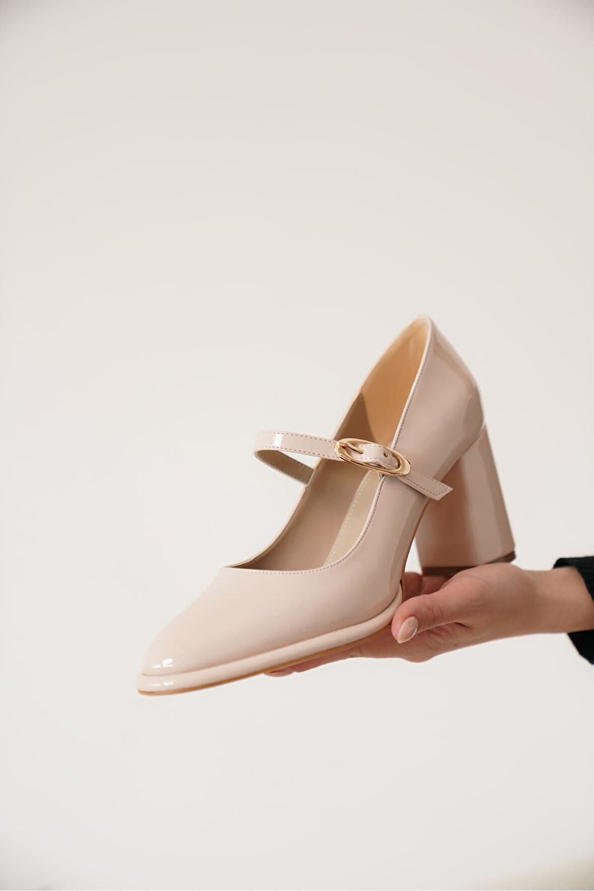 Alis Premium Bej Kadın Topuklu Ayakkabı