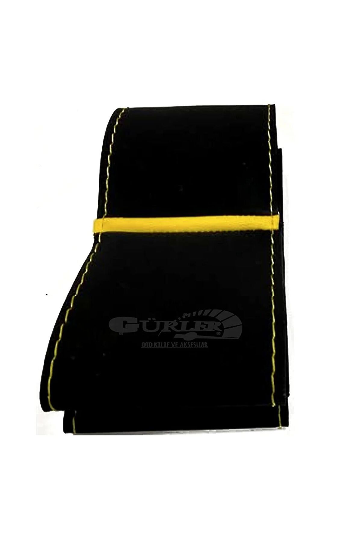 Vw Troq Dikmeli Direksiyon Kılıfı Alkantra Sarı Yüzüklü