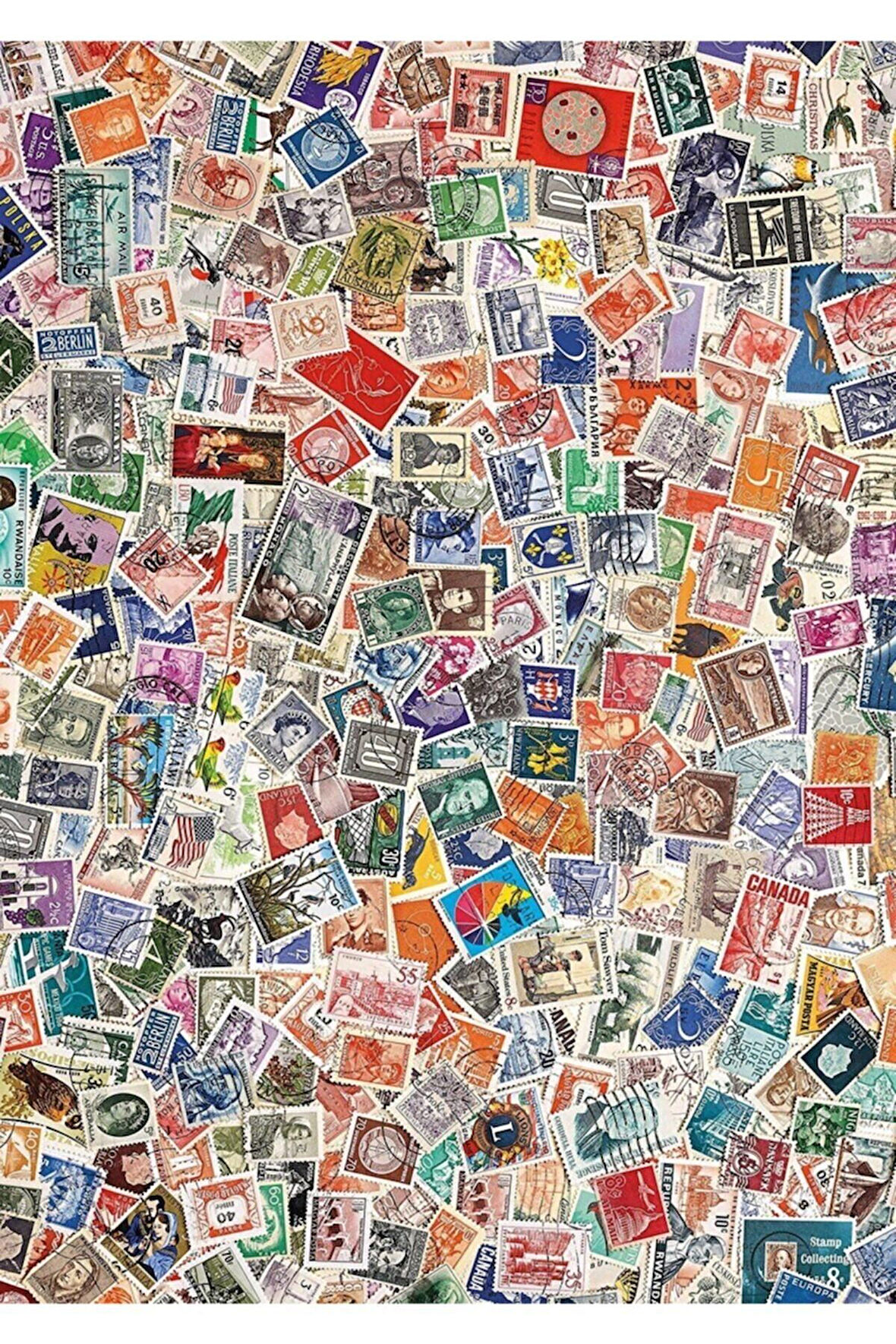 50 Adet Karışık Damgalı Almanya Pulları