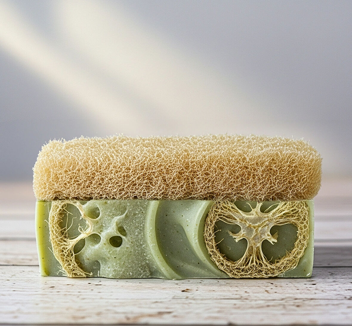 KAIA  ALEOVERALI KABAK LIFLI SABUN 160GRAM 2Lİ