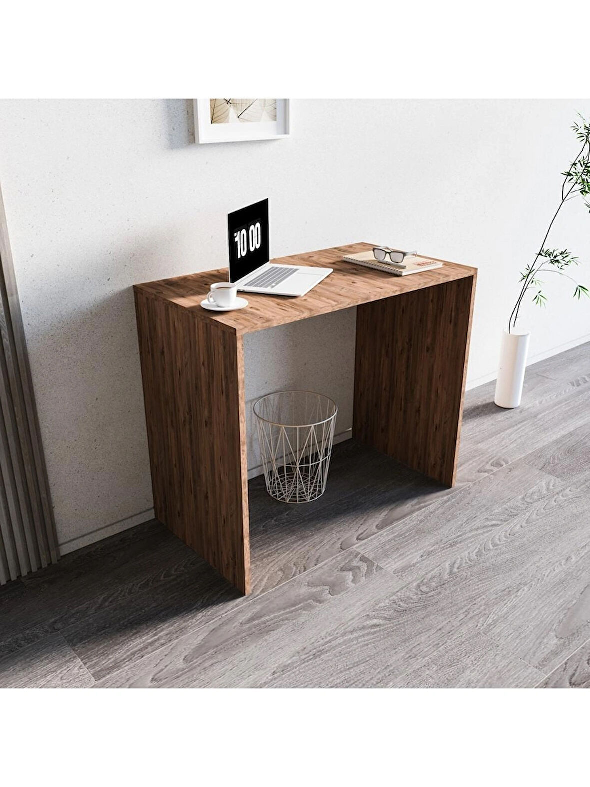 Alpa Ev Mobilya Modern Ofis ve Çalışma Masası 90x50x75 cm | Minimalist Laptop Bilgisayar Masası